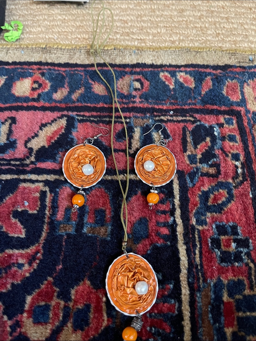 Nespresso coffee pod jewelry set